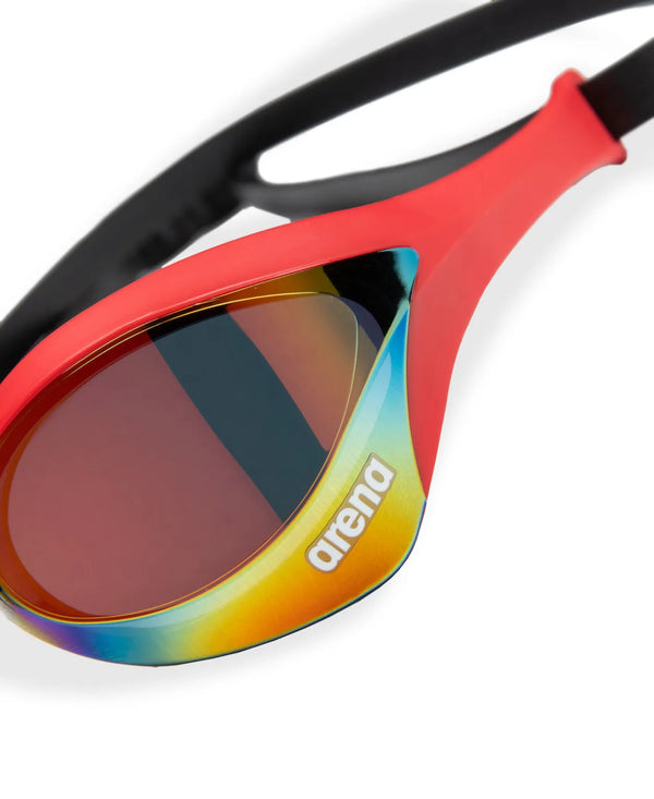 COBRA ULTRA ARENA OCCHIALINI PISCINA GARA NUOTO ROSSO MIRROR
