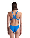 COSTUME ARENA DONNA INTERO PISCINA SOLID NUOTO BLU