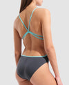 COSTUME NUOTO ARENA DONNA INTERO PISCINA LACE SOLID SPALLINA STRETTA ASFALTO ACQUA
