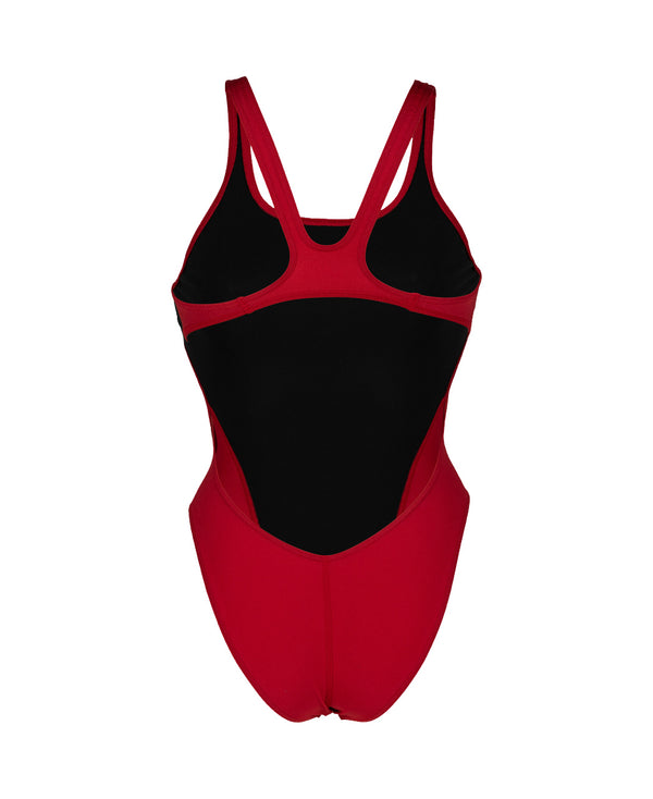 COSTUME NUOTO ARENA DONNA INTERO PISCINA SOLID WOMAN SWIMSUIT ROSSO