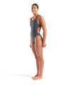 COSTUME NUOTO ARENA DONNA INTERO PISCINA SOLID GRIGIO