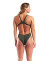 COSTUME NUOTO ARENA DONNA INTERO PISCINA TECH SOLID VERDONE