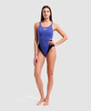 COSTUME ARENA DONNA INTERO PISCINA SOLID NUOTO FUTURE DUSK BLACK