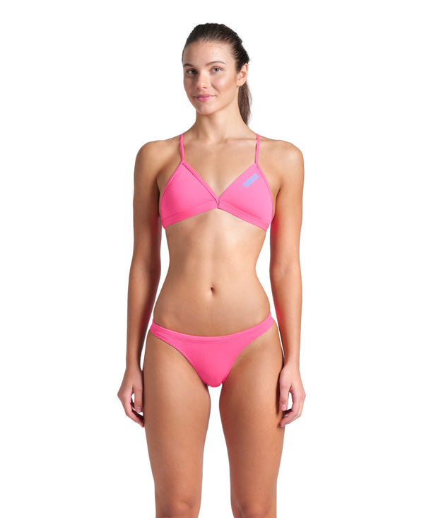 COSTUME BIKINI ARENA 2 PEZZI TRIANGOLO DONNA PISCINA NUOTO ROSA FLUO