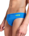 COSTUME ARENA UOMO SLIP NUOTO PISCINA BLU SOLID BRIEF AZZURRO