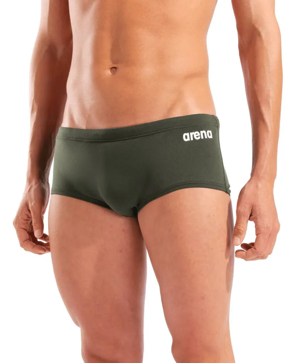 COSTUME ARENA UOMO SLIP ALTO NUOTO PISCINA LOW WAIST SHORT SOLID TRUNK DARK SAGE