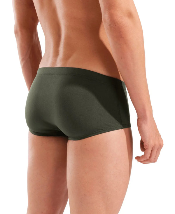 COSTUME ARENA UOMO SLIP ALTO NUOTO PISCINA LOW WAIST SHORT SOLID TRUNK DARK SAGE