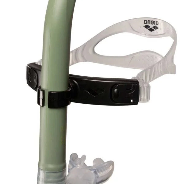 TUBO FRONTALE ARENA SWIM SNORKEL 3 BOCCAGLIO NUOTO PINNATO VERDONE
