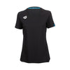 MAGLIA DONNA  ARENA ITALIA NUOTO T SHIRT TRAINING NERA