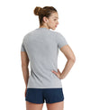 MAGLIA DONNA  ARENA ITALIA NUOTO T SHIRT TRAINING GRIGIA