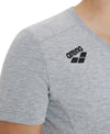 MAGLIA DONNA  ARENA ITALIA NUOTO T SHIRT TRAINING GRIGIA