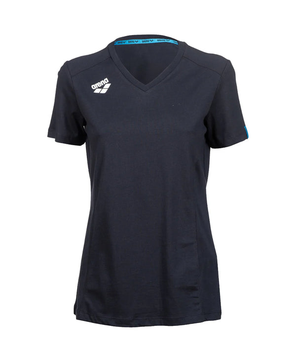MAGLIA DONNA  ARENA ITALIA NUOTO T SHIRT TRAINING BLU