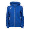 FELPA ARENA TUTA DONNA TRAINING ZIP E CAPPUCCIO BLU ROYAL