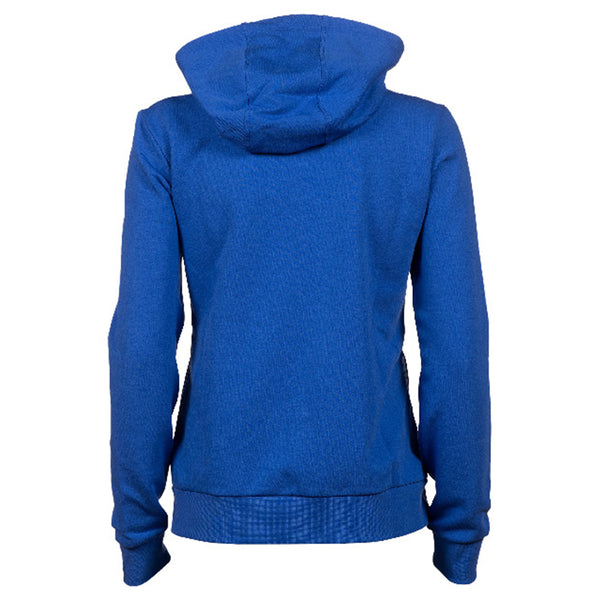 FELPA ARENA TUTA DONNA TRAINING ZIP E CAPPUCCIO BLU ROYAL