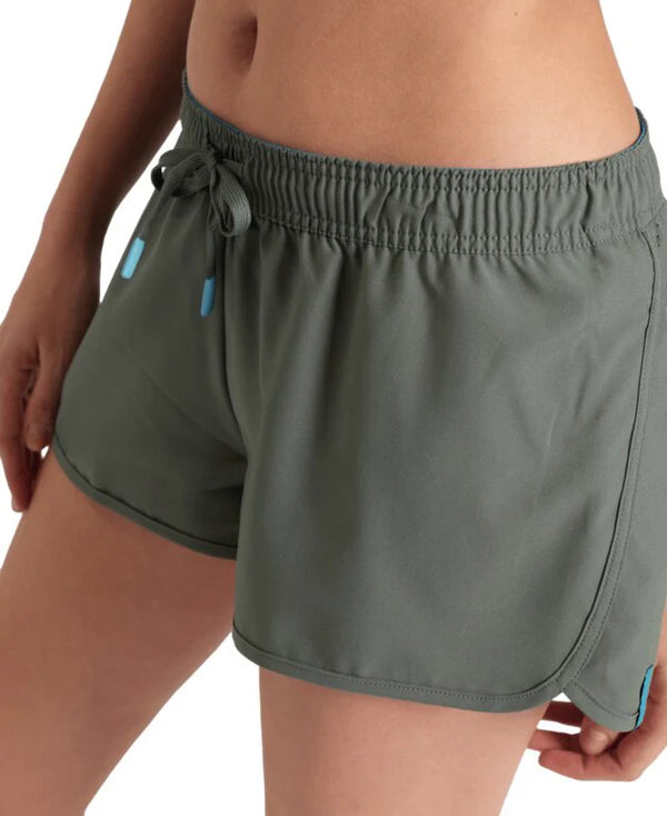 PANTALONCINI ARENA ITALIA VERDE BERMUDA PANEL NUOTO DONNA PISCINA