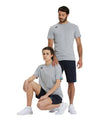 MAGLIA ARENA TEAM T-SHIRT PANEL NUOTO TRAINING GRIGIA
