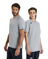 MAGLIA ARENA TEAM T-SHIRT PANEL NUOTO TRAINING GRIGIA