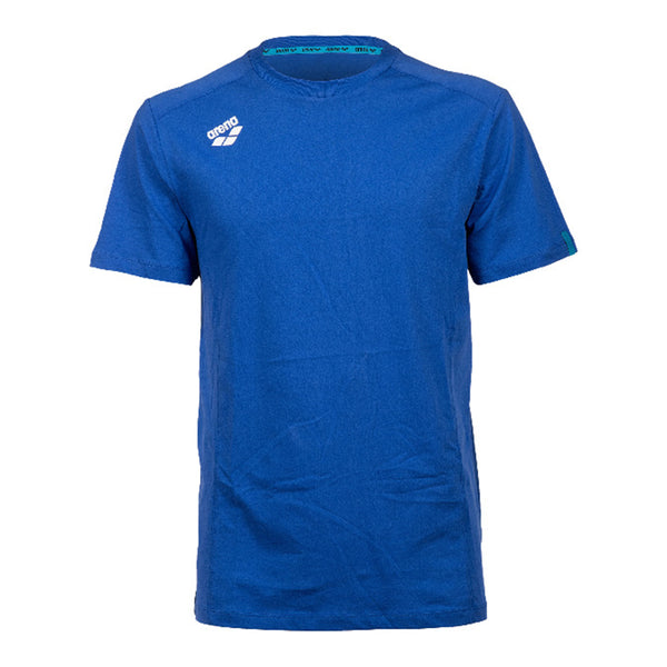 MAGLIA ARENA TEAM T-SHIRT PANEL NUOTO TRAINING BLU ROYAL