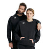FELPA ARENA TUTA UNISEX TRAINING CAPPUCCIO BLACK NERO PANEL UNISEX