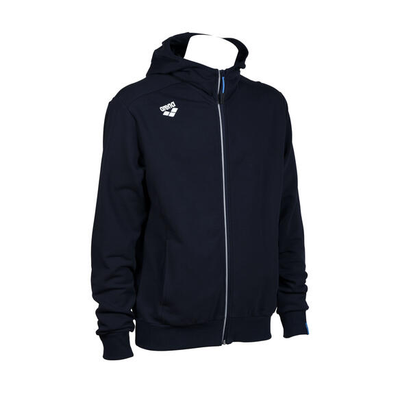 FELPA ARENA TUTA UNISEX TRAINING ZIP E CAPPUCCIO BLU PANEL UNISEX