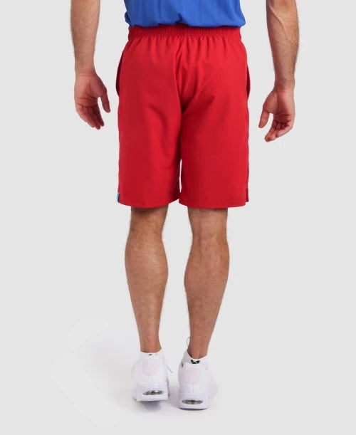 PANTALONCINI ARENA TEAM BERMUDA PANEL NUOTO UNISEX PISCINA ROSSO RED