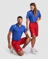 PANTALONCINI ARENA TEAM BERMUDA PANEL NUOTO UNISEX PISCINA ROSSO RED