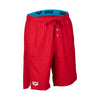 PANTALONCINI ARENA TEAM BERMUDA PANEL NUOTO UNISEX PISCINA ROSSO RED