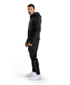 GIACCA ARENA JACKET UNISEX TRAINING ZIP E CAPPUCCIO PIUMINO NERA