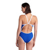 COSTUME ARENA DONNA PISCINA INTERO ICON SUPER FLY BACK SOLID NUOTO BLU ROYAL