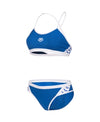 COSTUME BIKINI ARENA 2 PEZZI A FASCIA DONNA PISCINA NUOTO BLU BIANCO