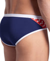 COSTUME ARENA ICONS UOMO SLIP NUOTO PISCINA BRIEF STRIPE SWIM BLU NAVY