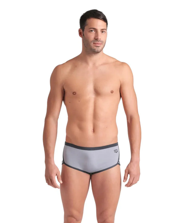 COSTUME ARENA UOMO ALTO NUOTO PISCINA SWIM BRIEFS ICONS TRUNK GRIGIO