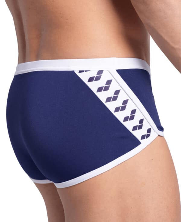 COSTUME ARENA UOMO ALTO NUOTO PISCINA SWIM TRUNK ICONS BLU