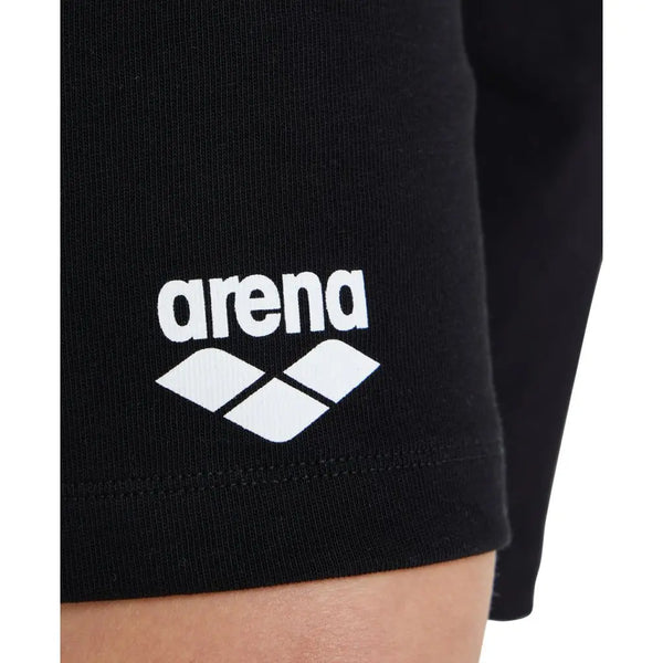 PANTALONCINI ARENA ITALIA BERMUDA COTONE NUOTO UNISEX PISCINA NERO