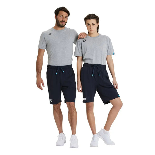 PANTALONCINI ARENA ITALIA BERMUDA COTONE NUOTO UNISEX PISCINA BLU
