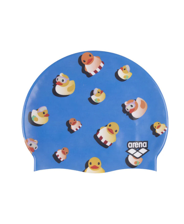 CUFFIA ARENA PISCINA SILICONE SWIM CAP CUFFIE NUOTO PAPERELLE BLU