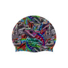 CUFFIA ARENA PISCINA SILICONE SWIM CAP CUFFIE NUOTO DOPPIA FACCIA IGUANA