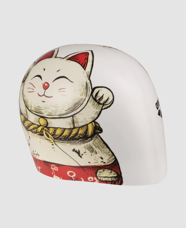 CUFFIA PISCINA ARENA NUOTO SILICONE SWIM CAP CUFFIE GATTO NEKO