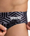 COSTUME ARENA UOMO SLIP NUOTO PISCINA BRIEF NERO GRIGIO