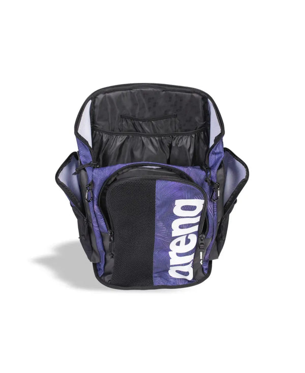 ZAINO ARENA TIE DYE BORSONE PISCINA SPIKY 3 BACKPACK 45L NUOTO VIOLA