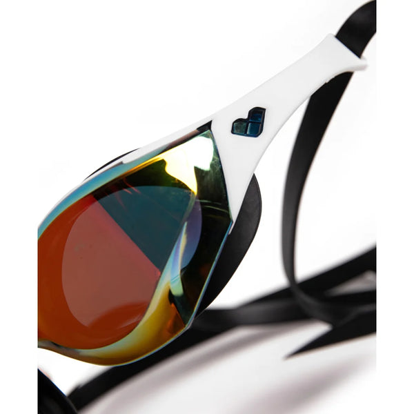OCCHIALINI COBRA EDGE ARENA ULTRA SWIPE MIRROR OCCHIALINO NUOTO SPECCHIATI PISCINA GARA NUOTO BIANCO