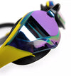 OCCHIALINI COBRA EDGE ARENA ULTRA SWIPE MIRROR OCCHIALINO NUOTO SPECCHIATI PISCINA GARA NUOTO GIALLO