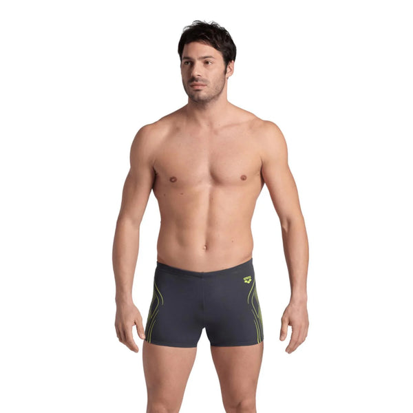 COSTUME PISCINA ARENA UOMO PARIGAMBA SLIP NUOTO PISCINA MARE GRIGIO