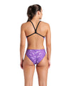 COSTUME ARENA DONNA PISCINA INTERO SPALLINA STRETTA ESCAPE CHALLENGE VIOLA