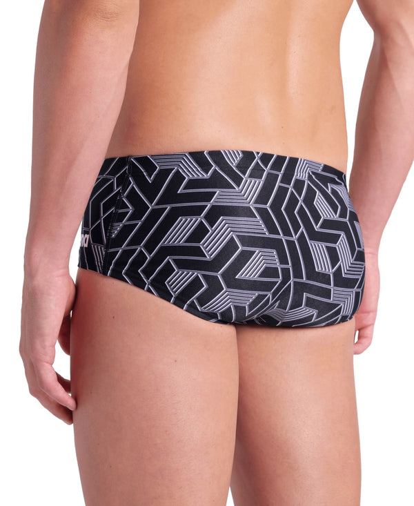 COSTUME ARENA UOMO ALTO TRUNK CONTOUR NUOTO PISCINA SWIM NERO BIANCO