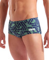 COSTUME ARENA UOMO ALTO TRUNK CONTOUR NUOTO PISCINA SWIM BLU VERDE