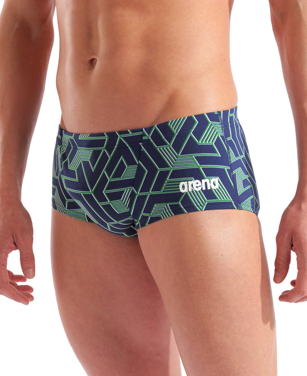 COSTUME ARENA UOMO ALTO TRUNK CONTOUR NUOTO PISCINA SWIM BLU VERDE