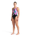 COSTUME ARENA DONNA INTERO IMAGINARY SWIMSUIT NUOTO NERO