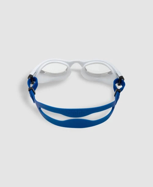 OCCHIALINI PISCINA ARENA THE ONE PLUS NUOTO OCCHIALI SWIM BIANCO LENTE BLU