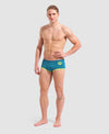 COSTUME ARENA UOMO ALTO TRUNK NUOTO PISCINA SWIM BIG LOGO VERDONE